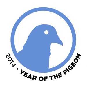 2014 Year of the Pigeon logo