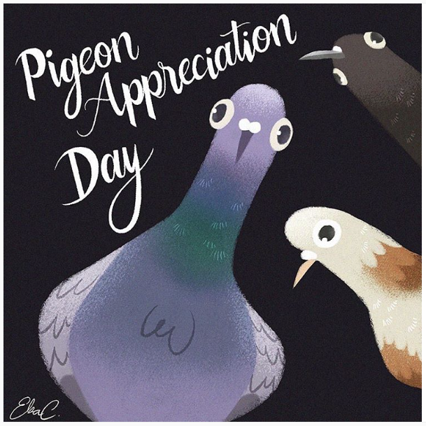 Pigeon Appreciation Day by Elsa Chang