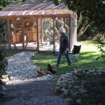Big beautiful aviary built for adopted and foster pigeons