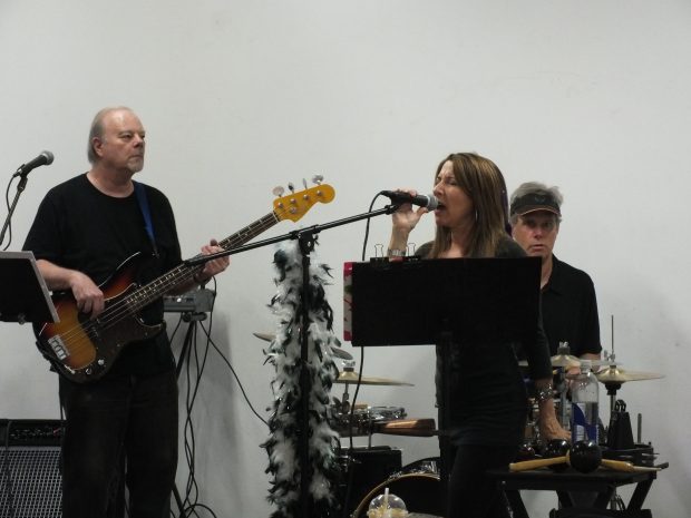 Trenz: Tim on Bass, Noreen Lead Vocal, Eric Drums (Not pictured Mike on Keyboard, Johnny on Guitar)